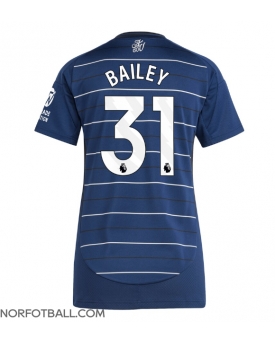 Billige Fotballdrakt Aston Villa Leon Bailey #31 Replika Tredjedrakt Dame 2024-25 Kortermet